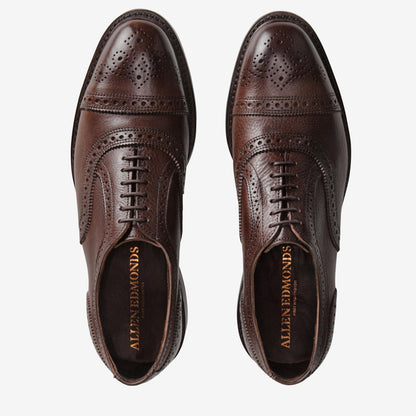 Strandmok Cap-Toe Oxford with Dainite Rubber Sole - Brown