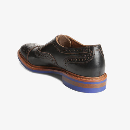 Strandmok Cap-Toe Oxford with Dainite Rubber Sole - Black