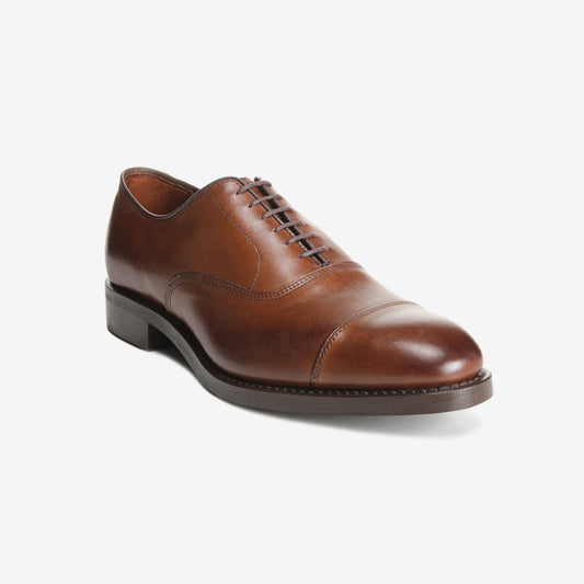 Park Avenue Cap-Toe Oxford with Dainite Rubber Sole - Coffee