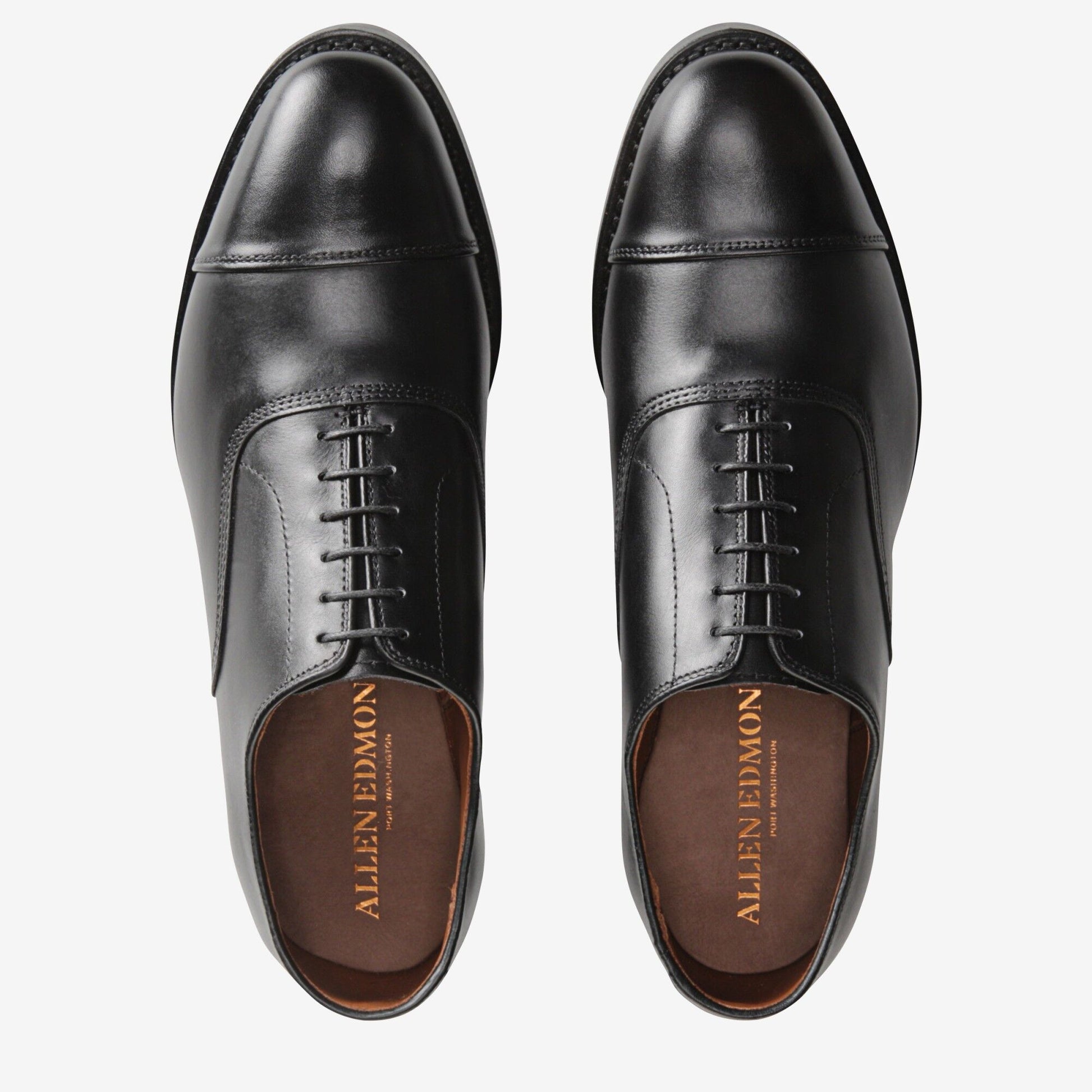 Park Avenue Cap-Toe Oxford with Dainite Rubber Sole - Black