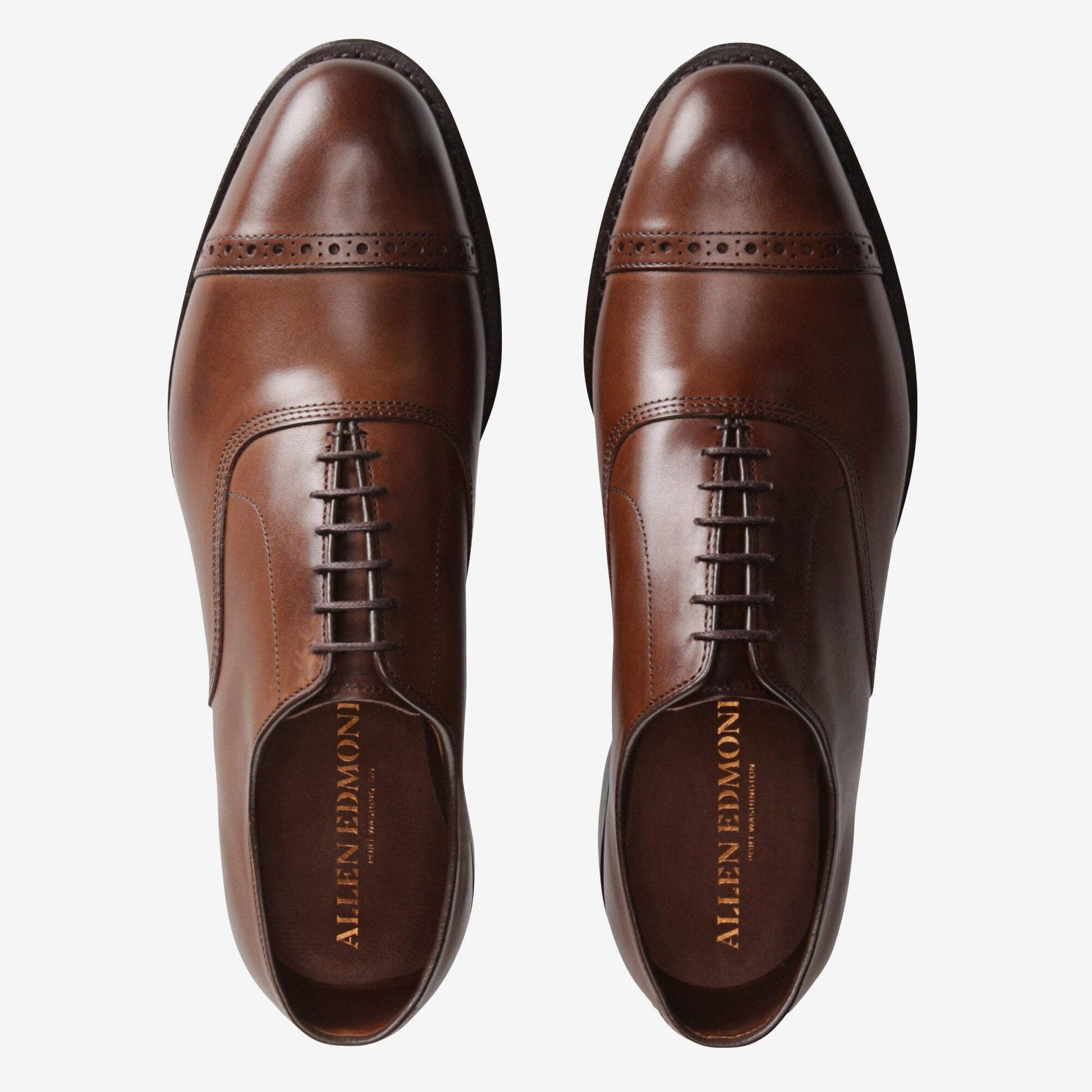 Fifth Avenue Cap-Toe Oxford with Dainite Rubber Sole - Coffee