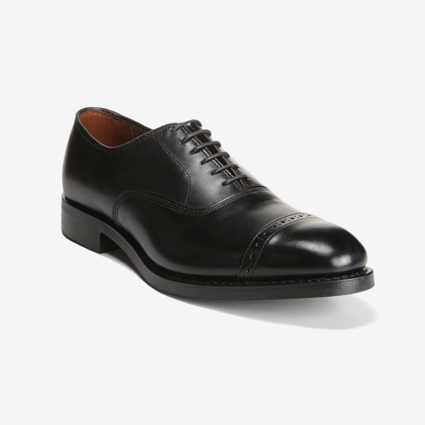 Fifth Avenue Cap-Toe Oxford with Dainite Rubber Sole - Black