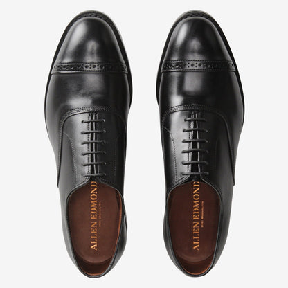 Fifth Avenue Cap-Toe Oxford with Dainite Rubber Sole - Black