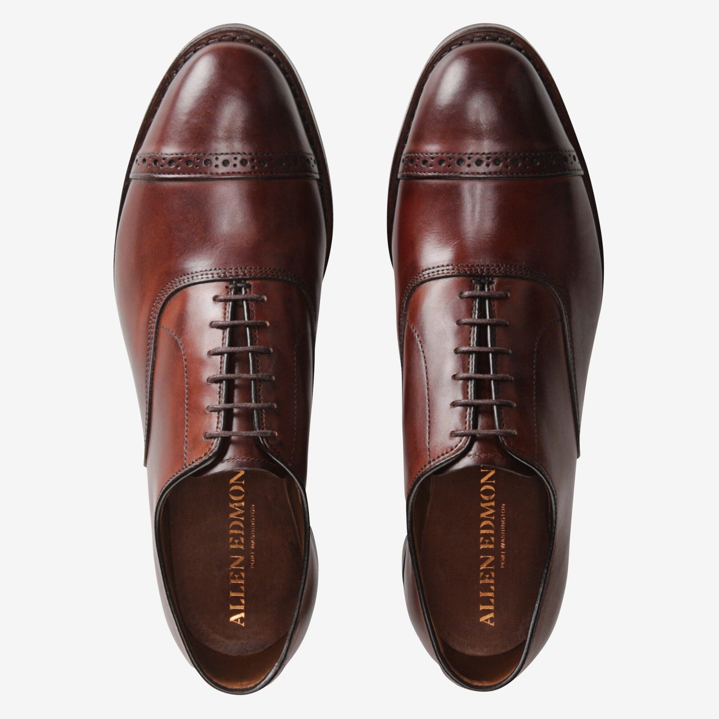 Fifth Avenue Cap-Toe Oxford with Dainite Rubber Sole - Dark Chili