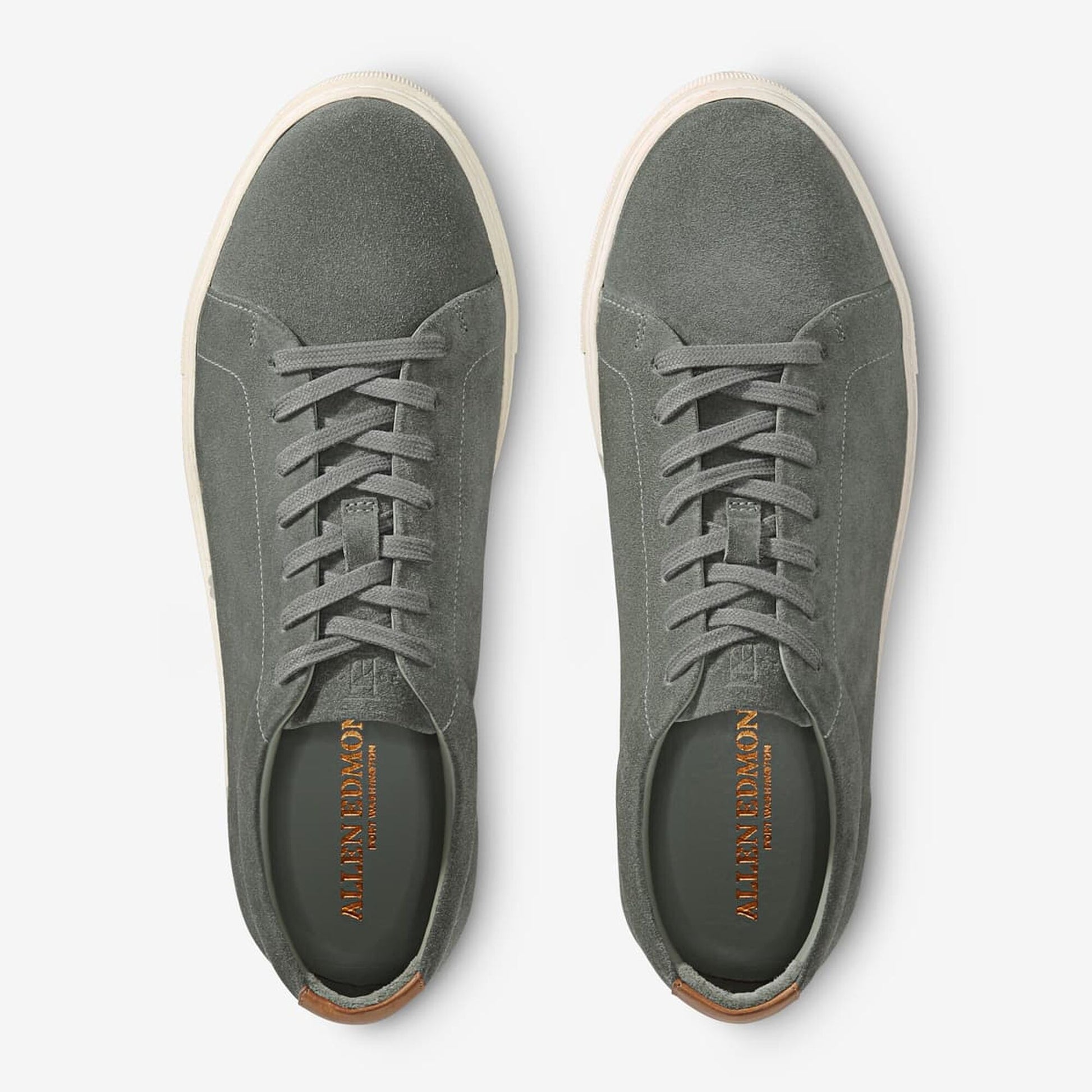 Canal Court Suede Sneaker - Sage Green