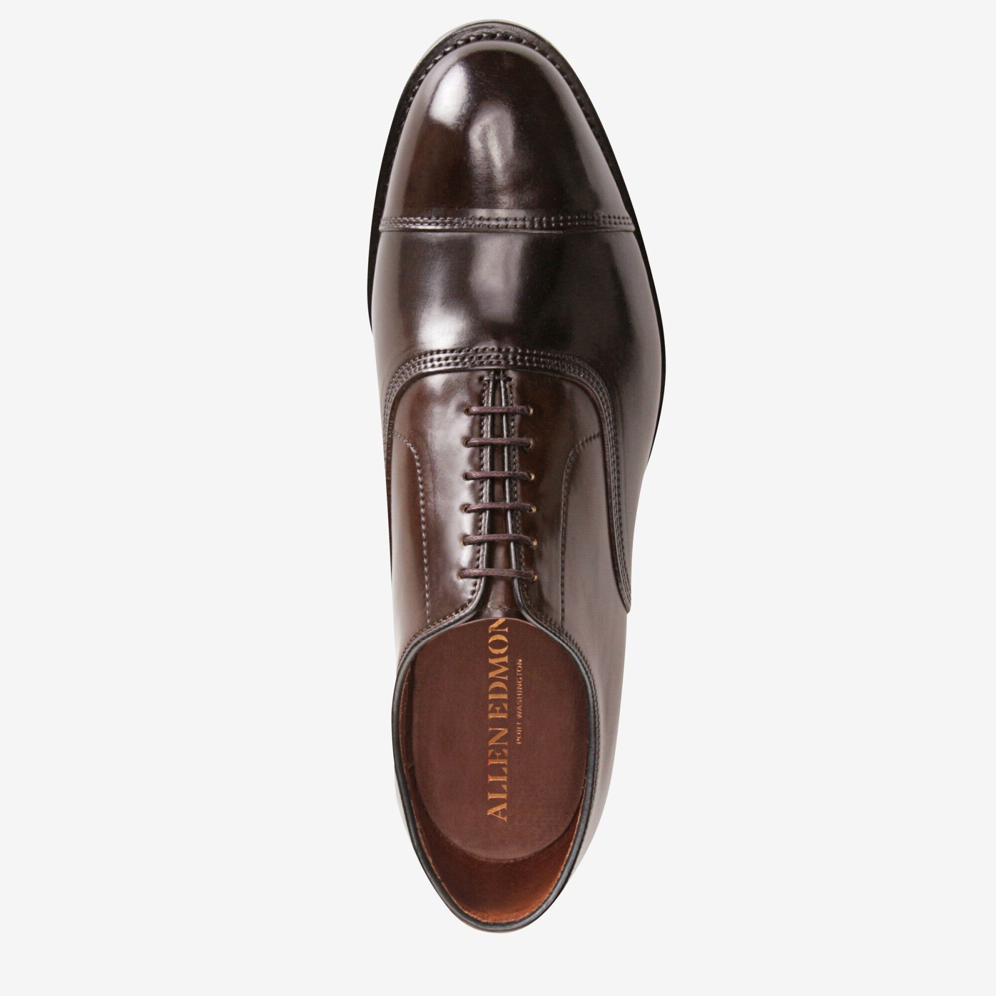 Park Avenue Shell Cordovan Cap-Toe Oxford - Brown