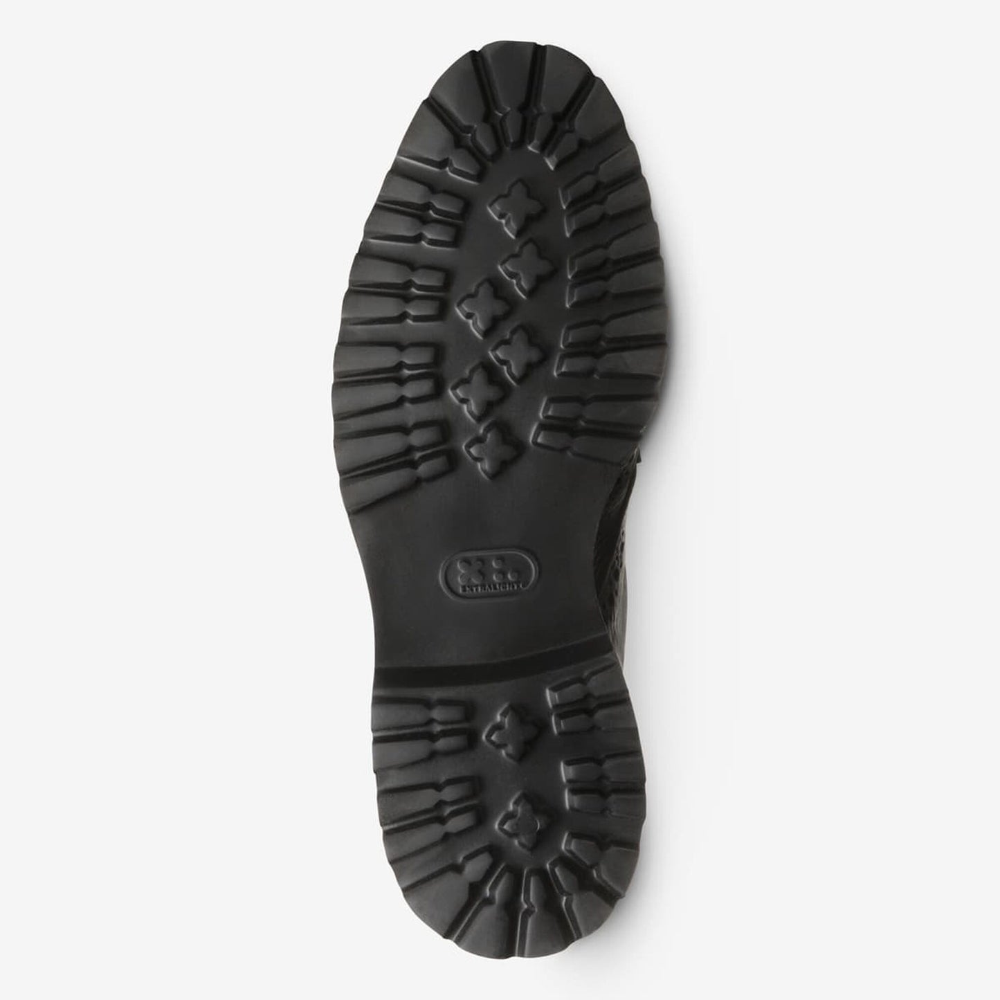 Long Branch Wingtip Boots - Black Tumbled