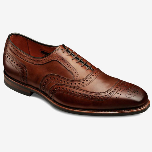 University Wingtips Dress Shoes - Chili Burnished Leather
