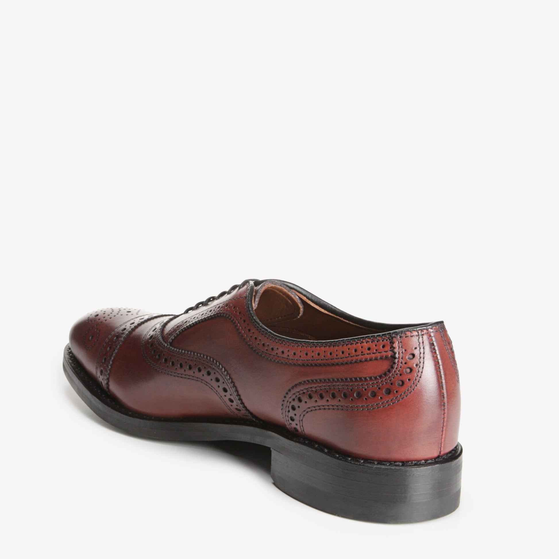 Strand Cap-Toe Oxford with Dainite Rubber Sole - Oxblood