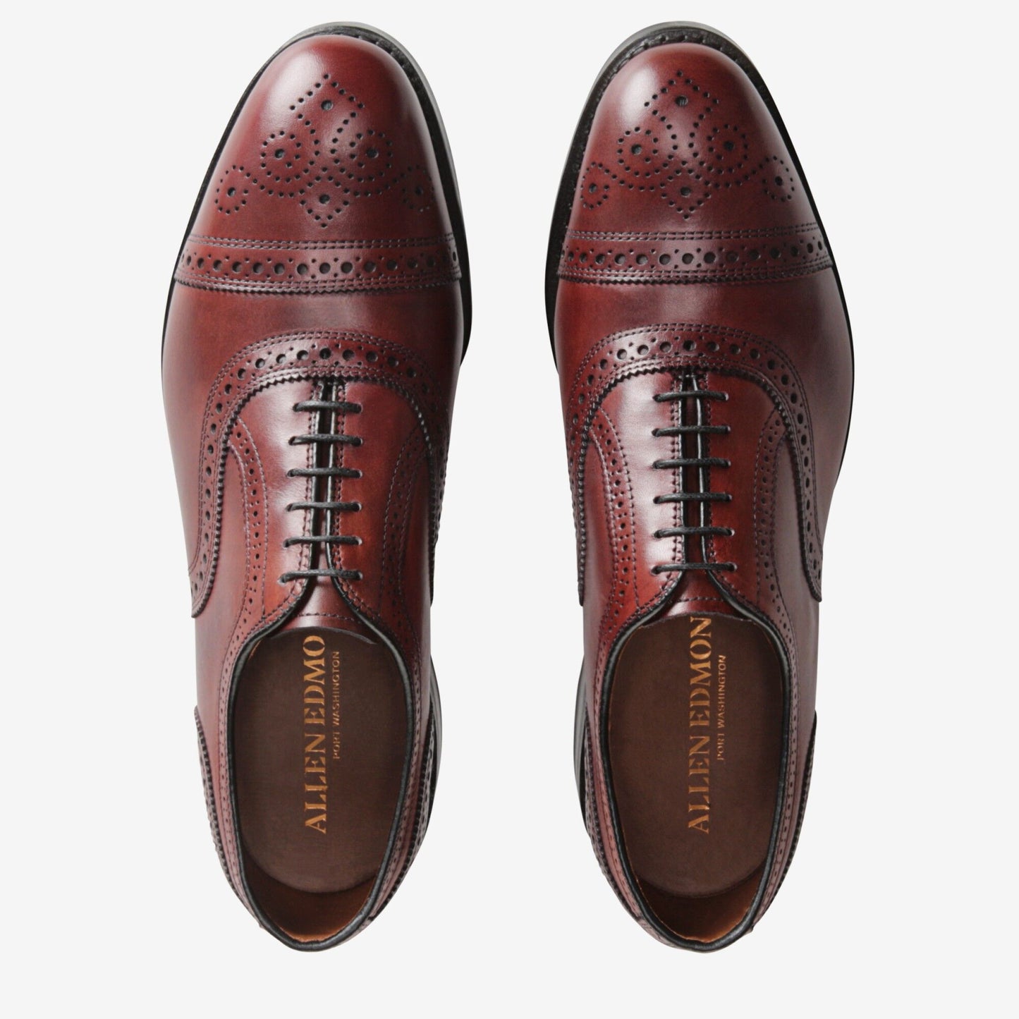 Strand Cap-Toe Oxford with Dainite Rubber Sole - Oxblood