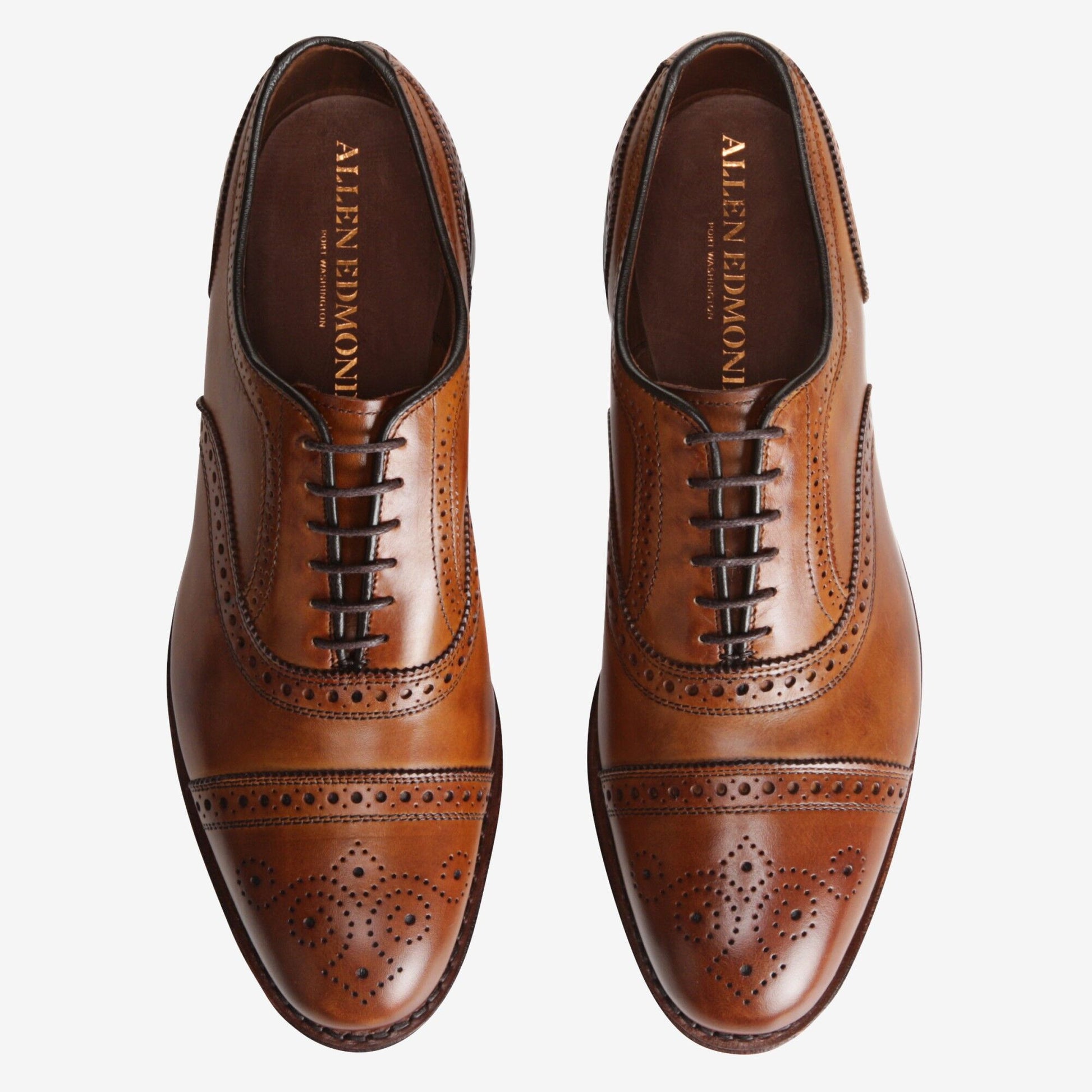 Strand Cap-Toe Oxford with Dainite Rubber Sole - Walnut