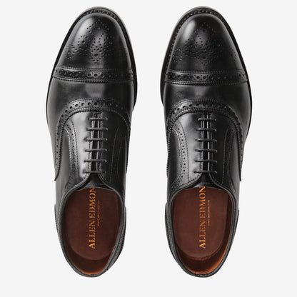 Strand Cap-Toe Oxford with Dainite Rubber Sole - Black