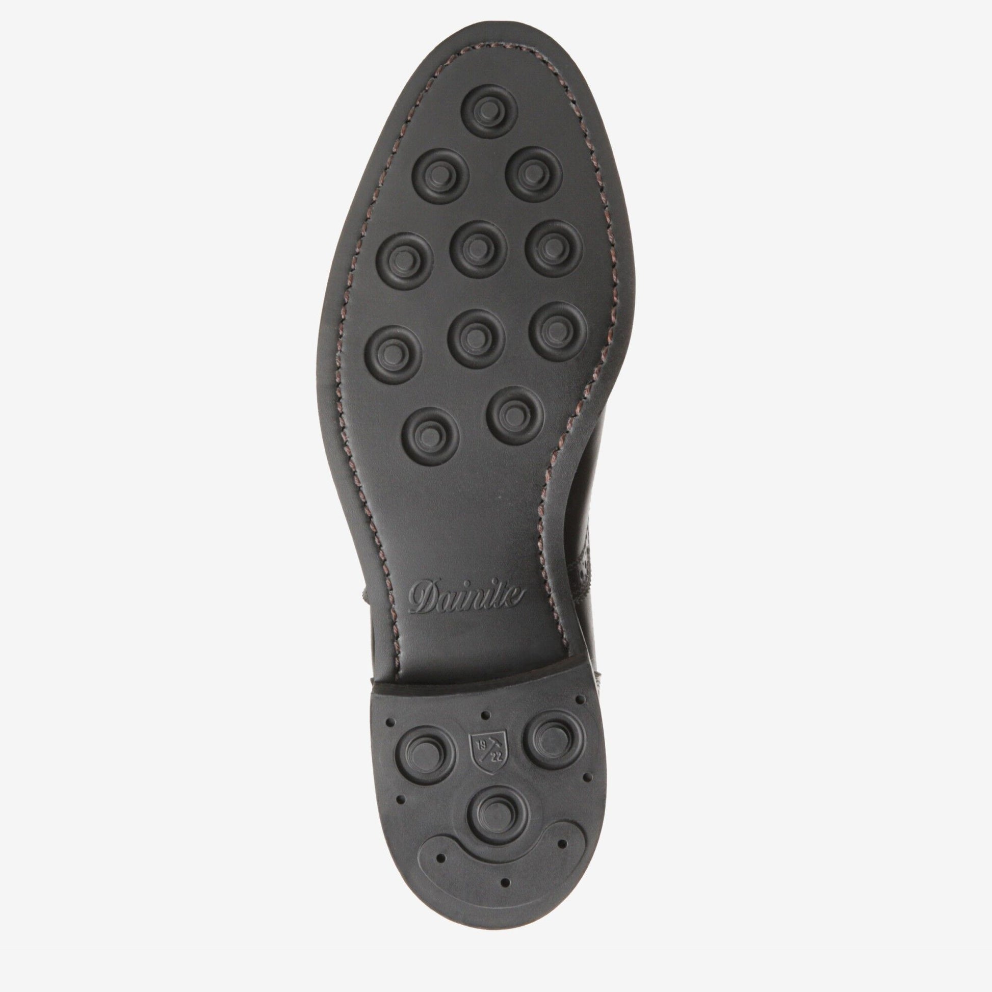Strand Cap-Toe Oxford with Dainite Rubber Sole - Black
