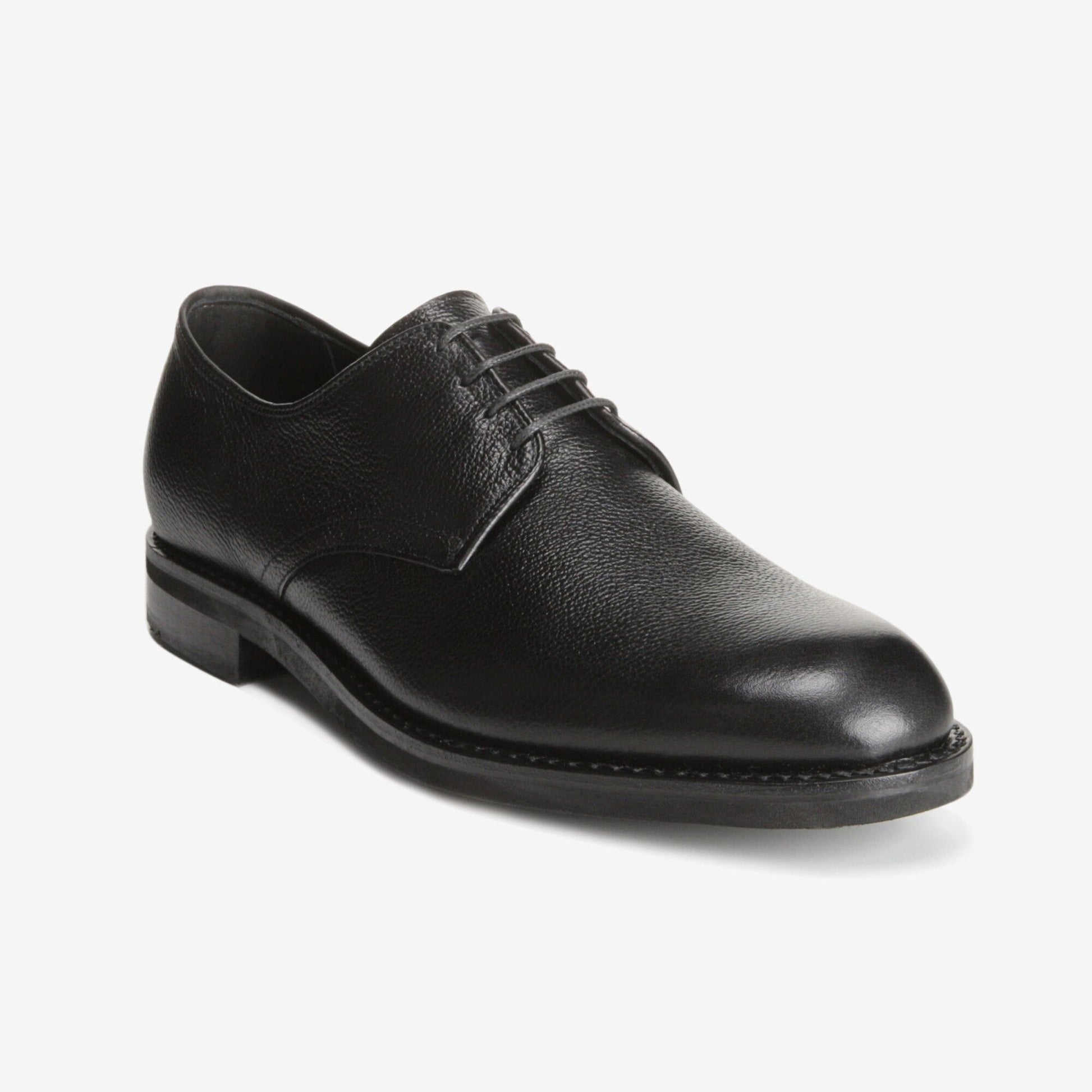 Nomad Plain-toe Derby - Black Grain