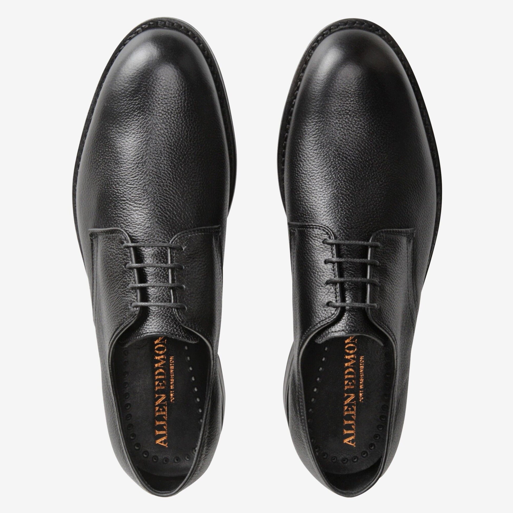 Nomad Plain-toe Derby - Black Grain