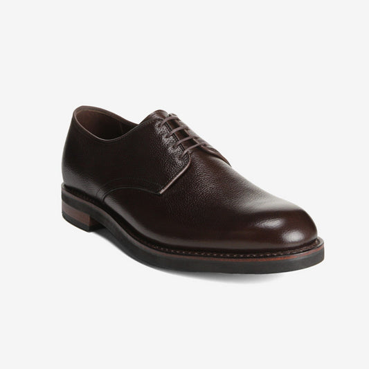 Nomad Plain-toe Derby - Brown Grain