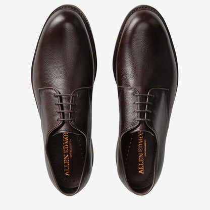 Nomad Plain-toe Derby - Brown Grain