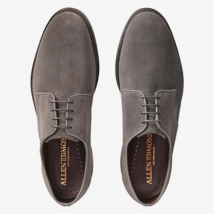 Nomad Suede Plain-toe Derby - Grey