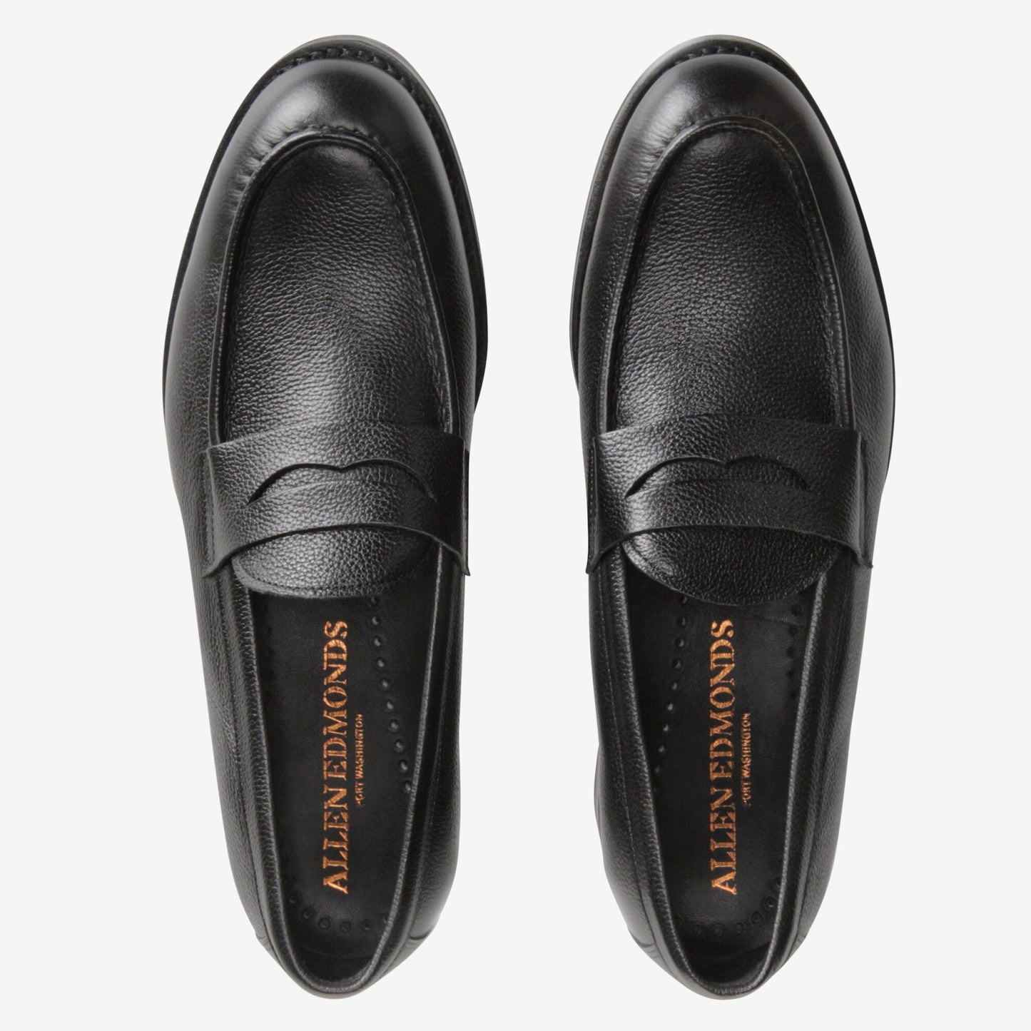 Nomad Penny Loafer - Black Shrunken Grain