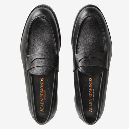 Nomad Penny Loafer - Black Shrunken Grain
