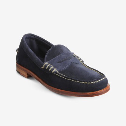 Sea Island Suede Loafer - Navy