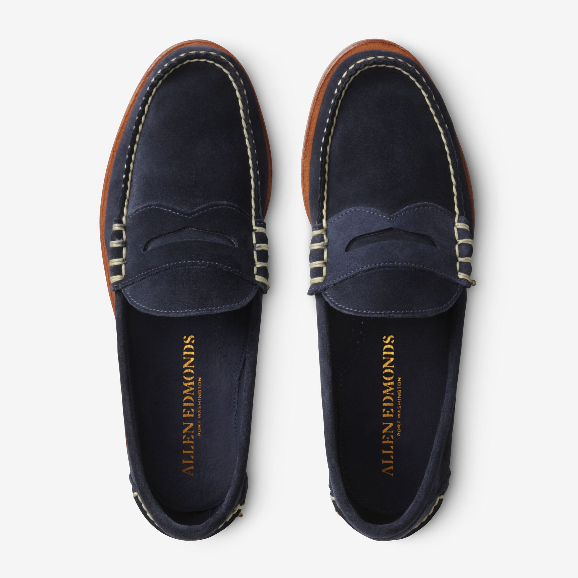 Sea Island Suede Loafer - Navy