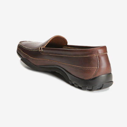 Boulder Venetian Driving Moccasin - Brown with Brown Trim