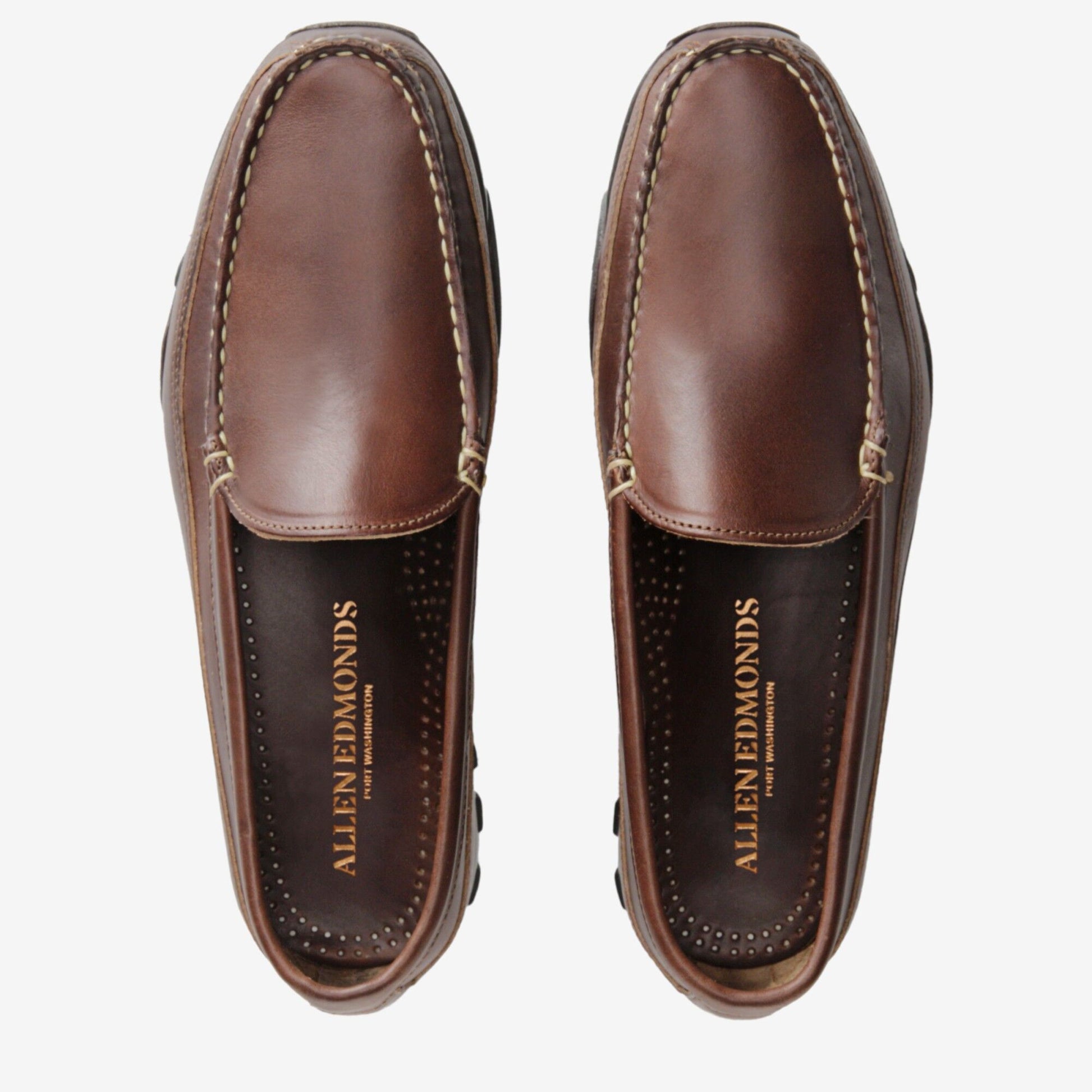Boulder Venetian Driving Moccasin - Brown with Brown Trim