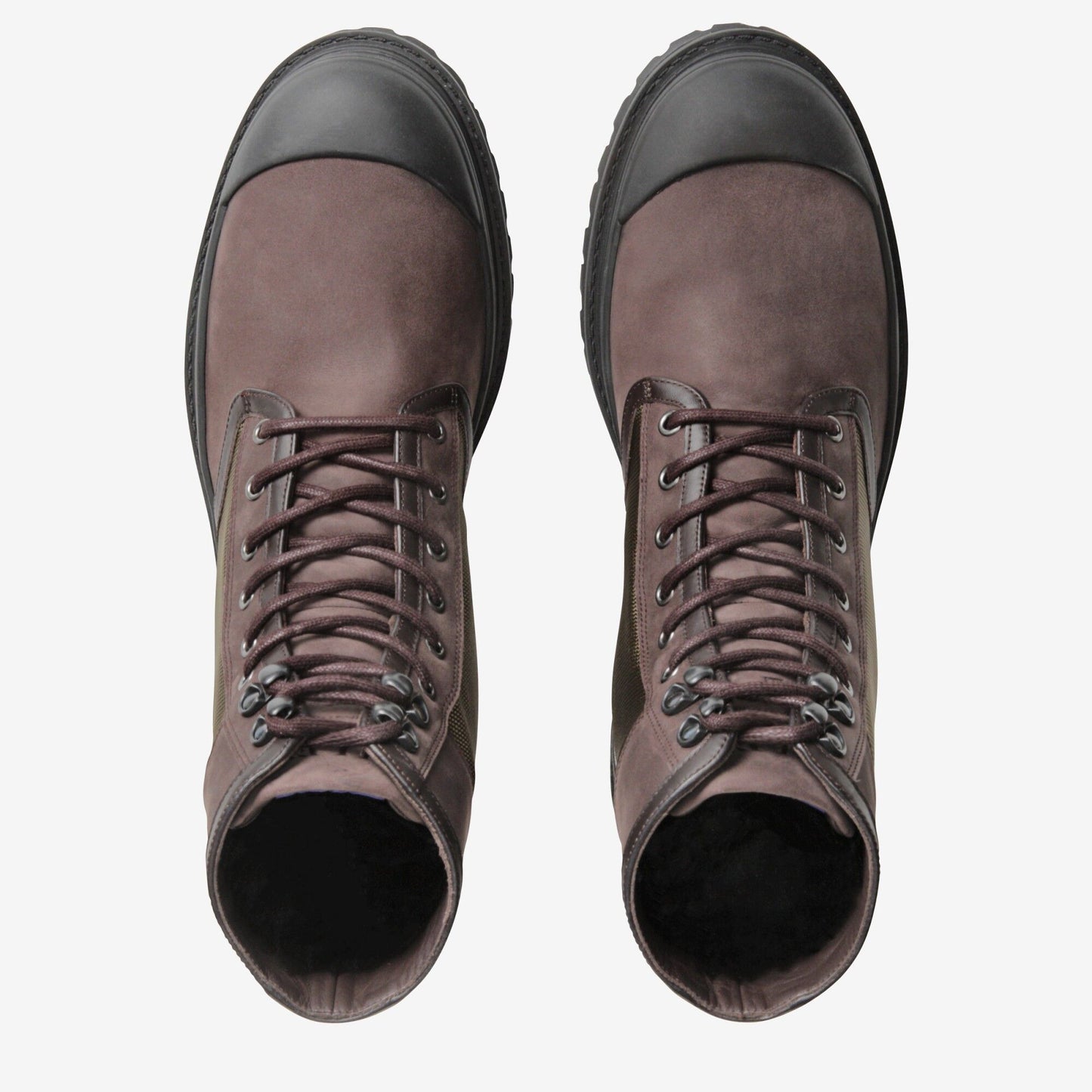Ranger Waterproof Boot - Brown Leather/Olive Nylon