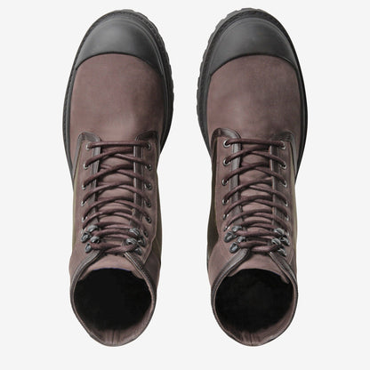Ranger Waterproof Boot - Brown Leather/Olive Nylon