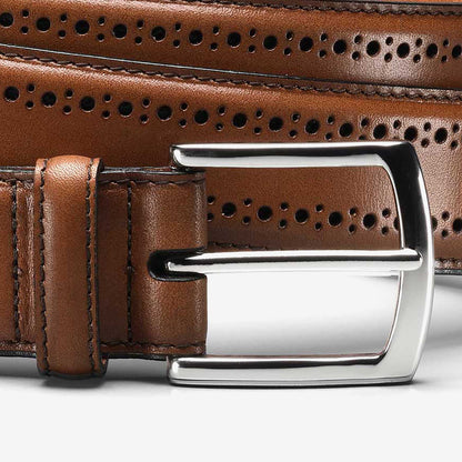 Manistee Dress Belt - Walnut