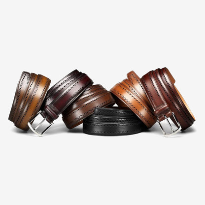 Manistee Dress Belt - Walnut