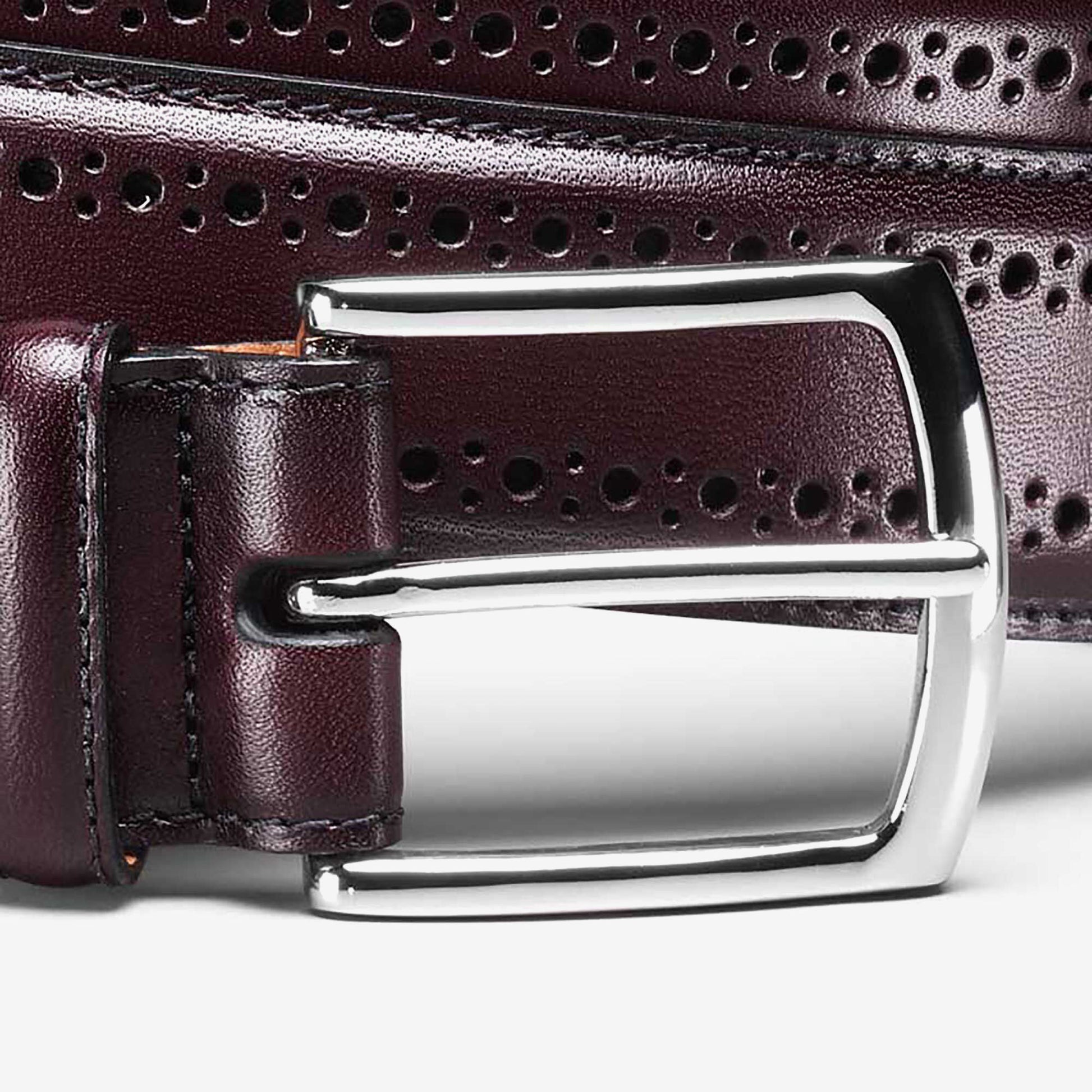 Manistee Dress Belt - Oxblood