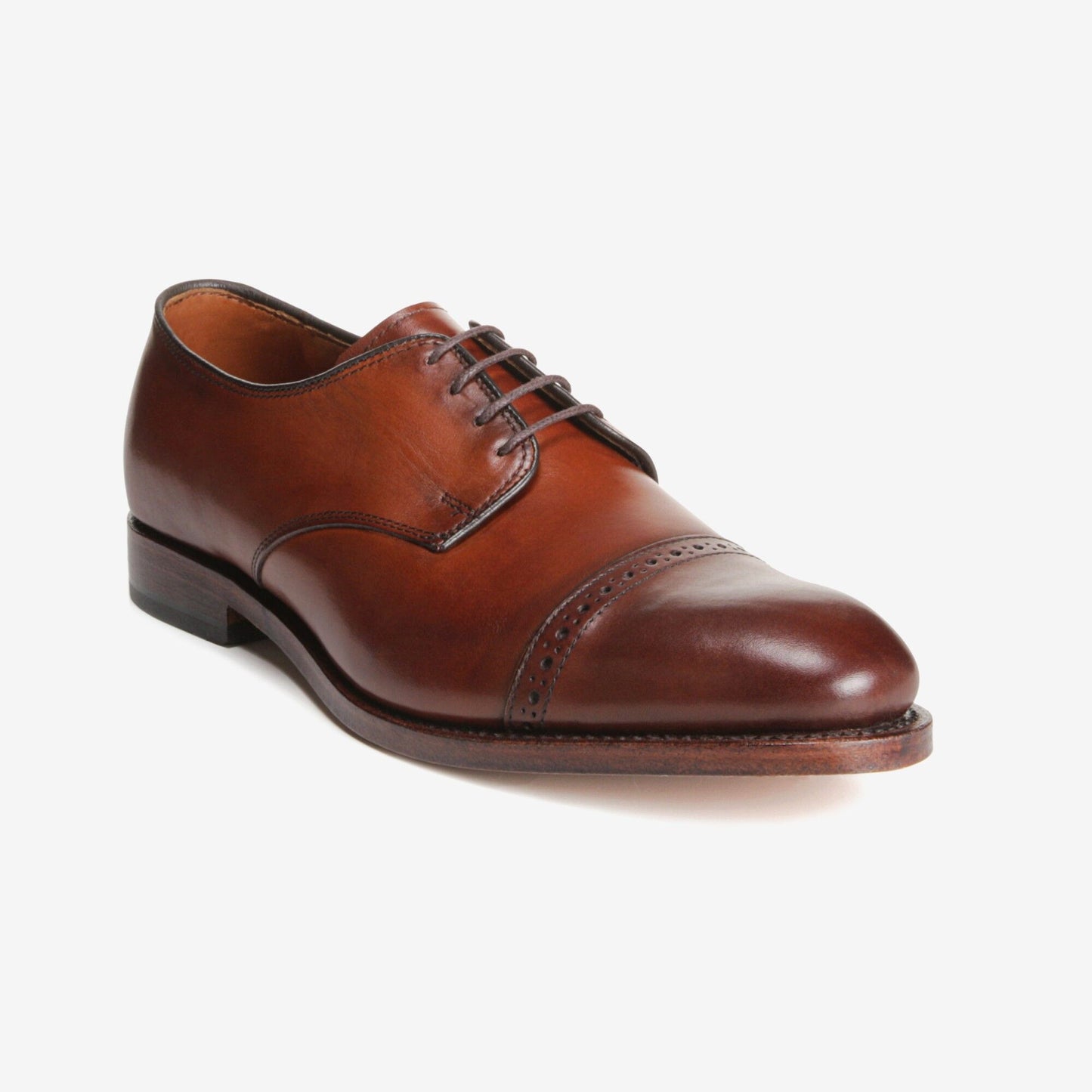 Boulevard Cap Toe Dress Shoe - Dark Chili