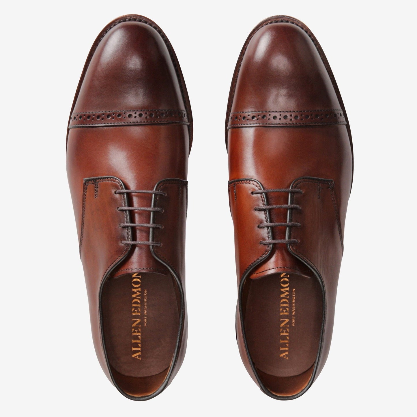 Boulevard Cap Toe Dress Shoe - Dark Chili