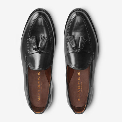 Grayson Shell Cordovan Dress Loafer - Black