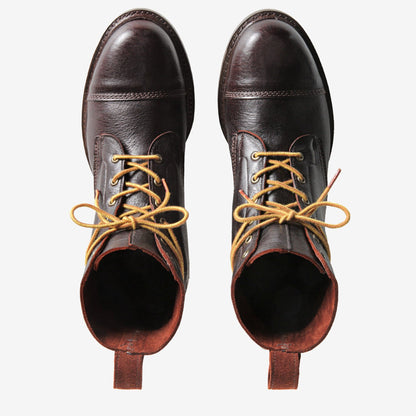 Normandy Cap-Toe Boot - Brown