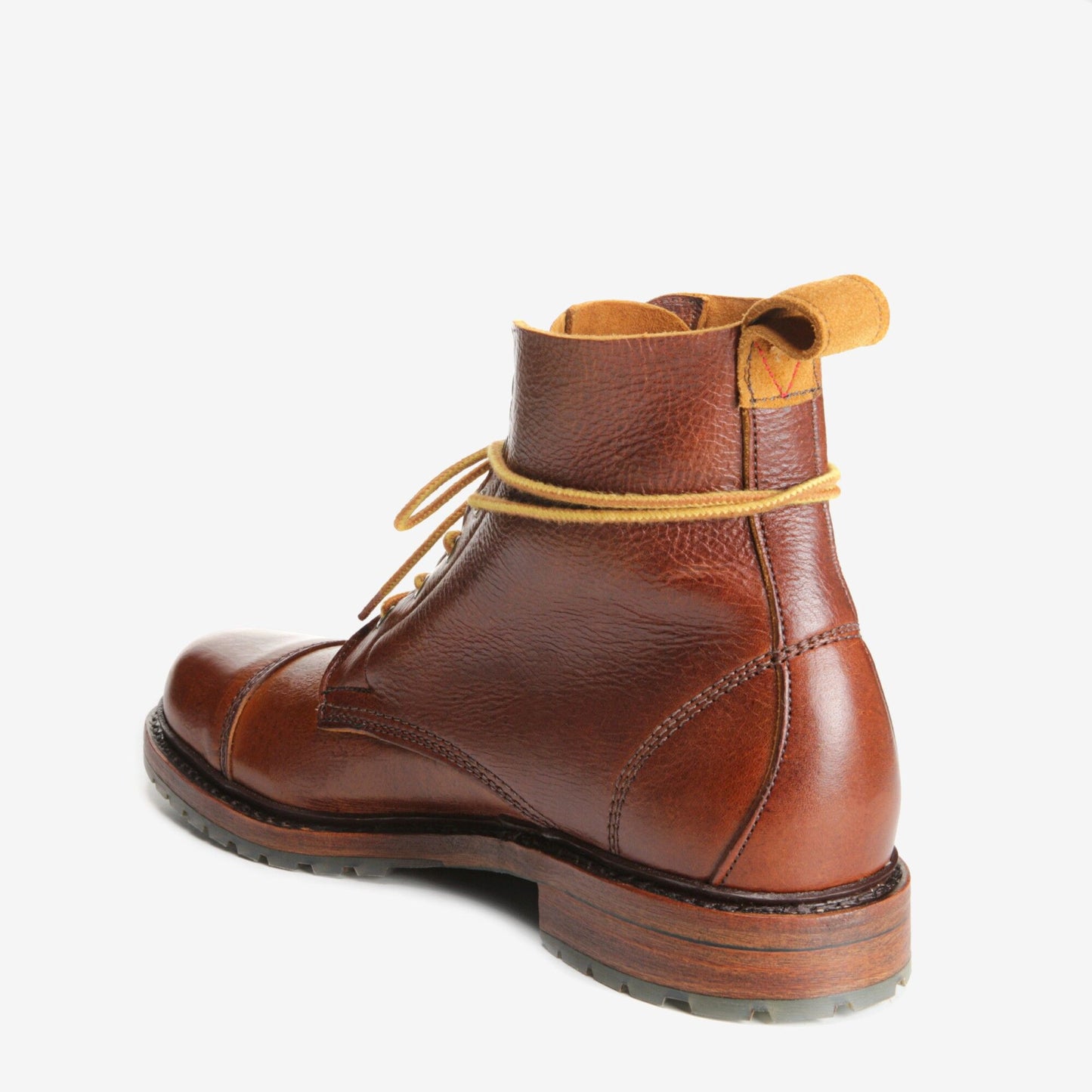 Normandy Cap-Toe Boot - Tan