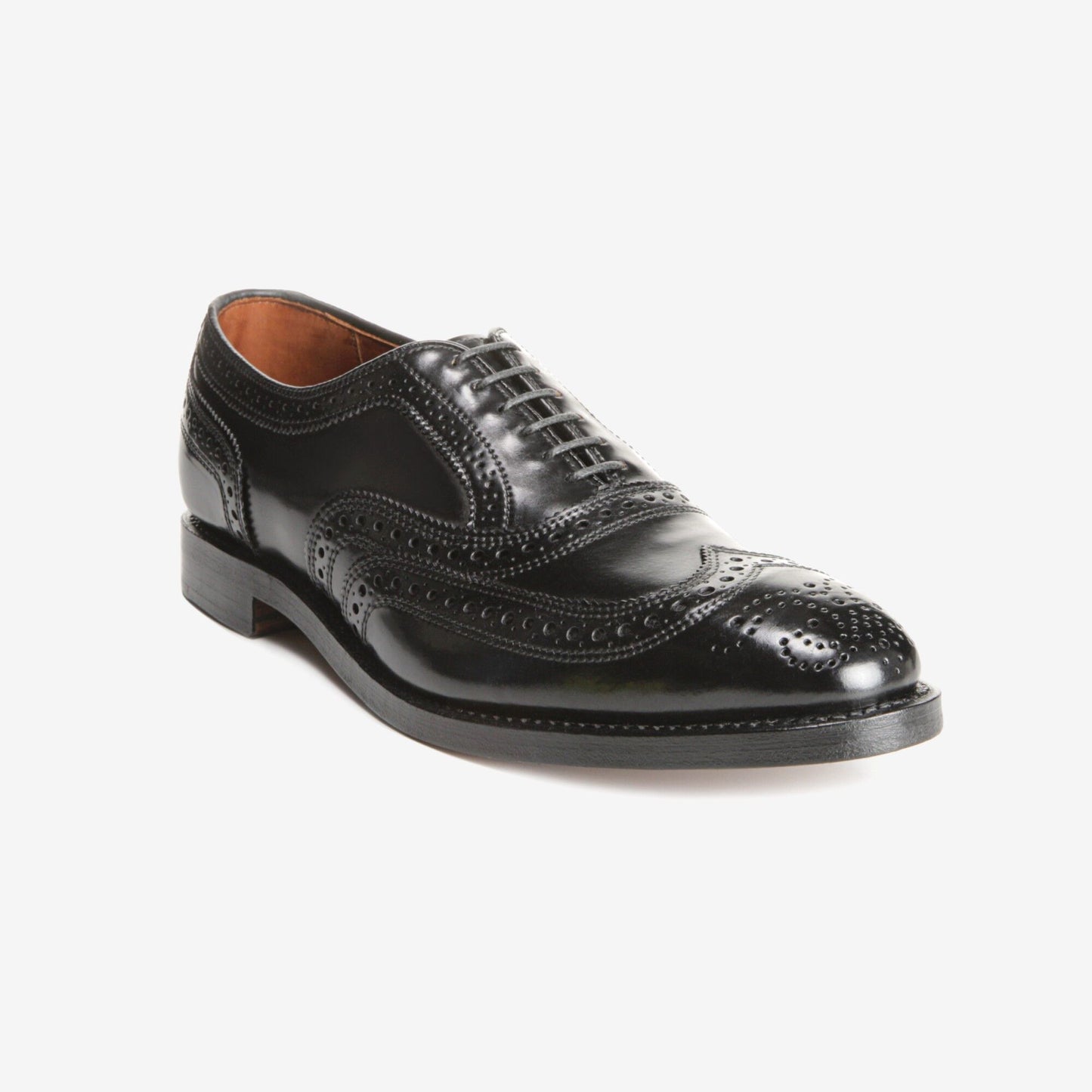 Cambridge Shell Cordovan Wingtip - Black