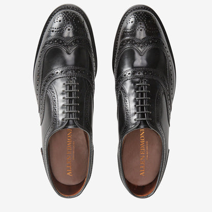 Cambridge Shell Cordovan Wingtip - Black