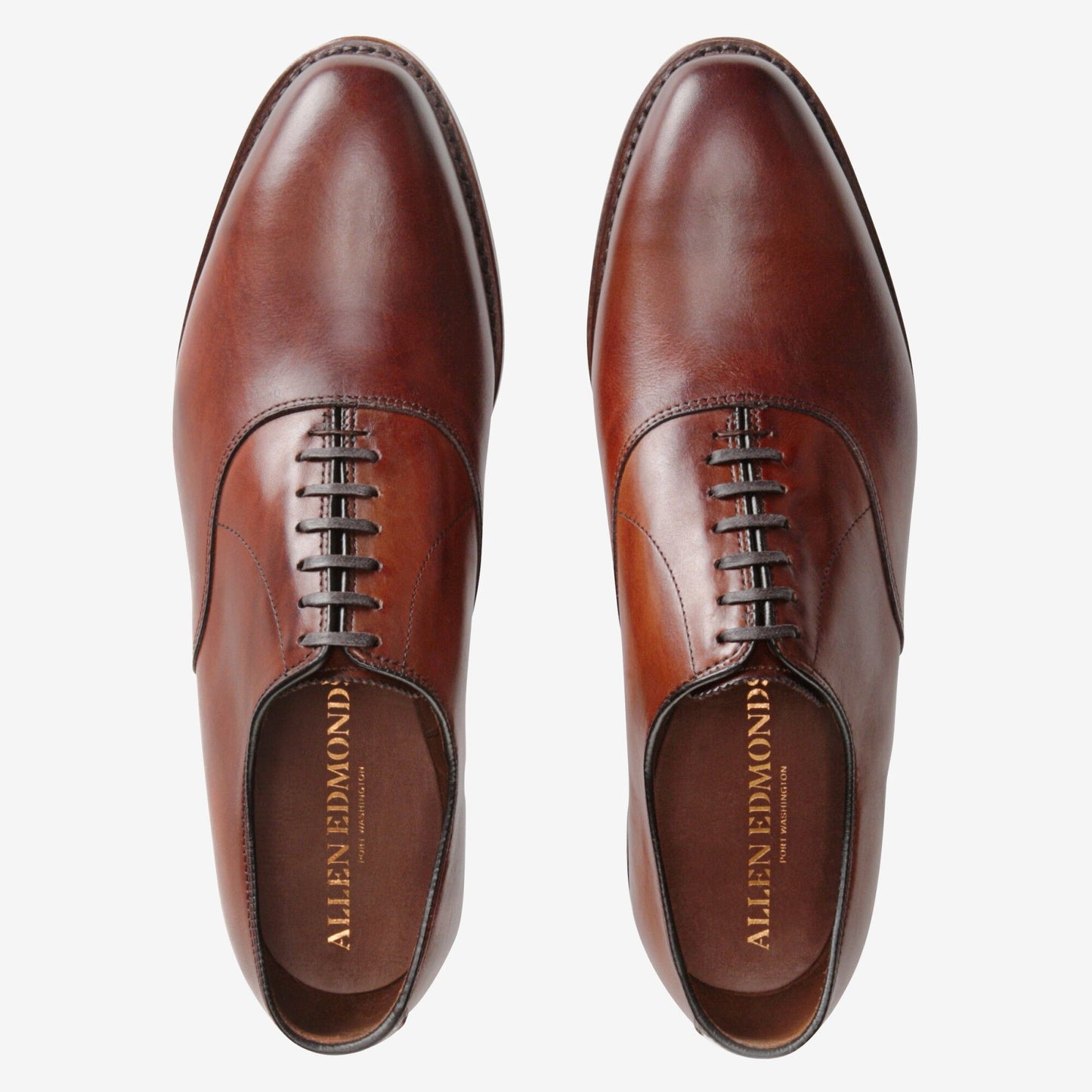 Carlyle Plain-Toe Oxford - Dark Chili