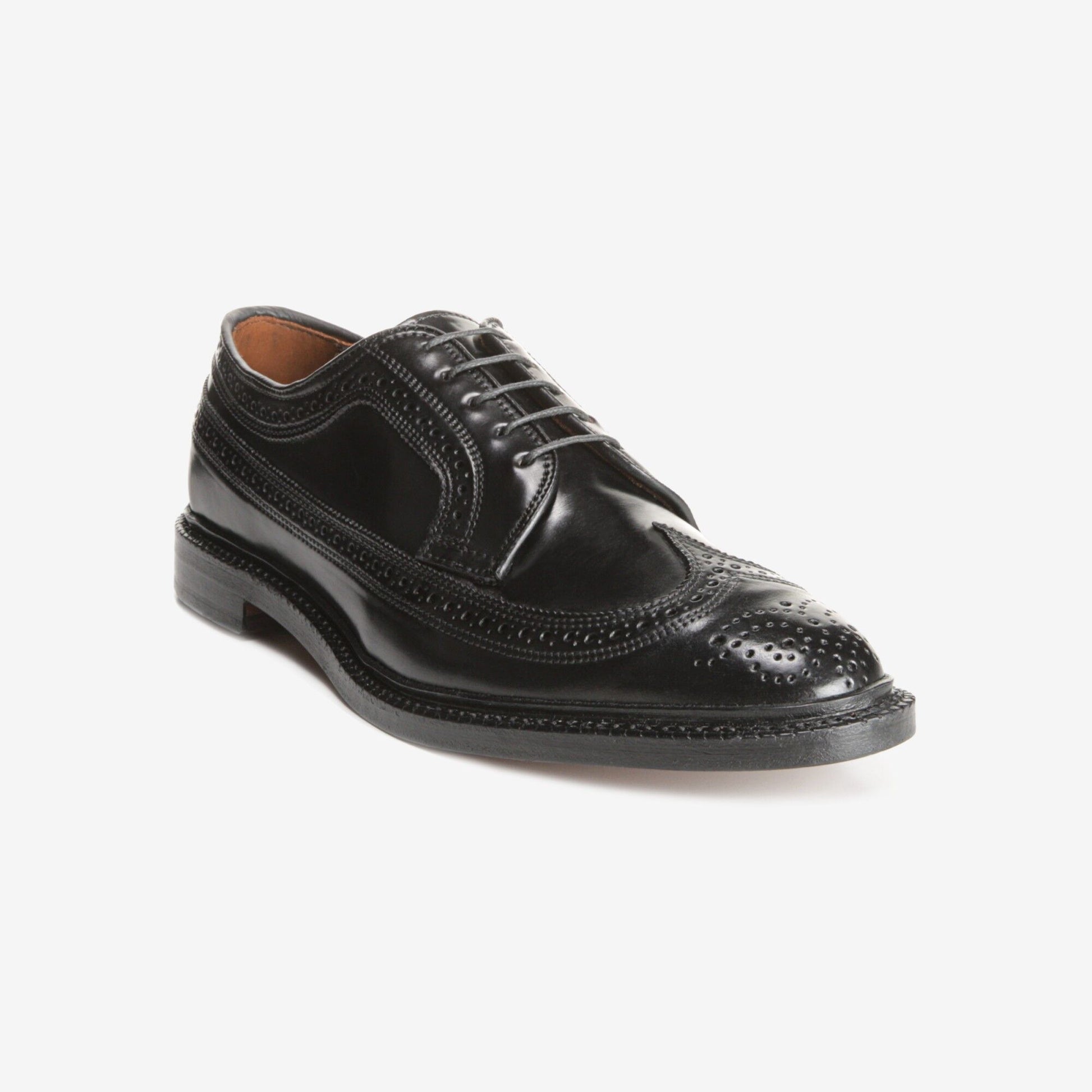 MacNeil Shell Cordovan Wingtip Dress Shoe - Black