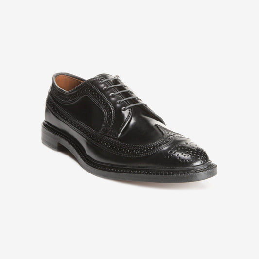 MacNeil Shell Cordovan Wingtip Dress Shoe - Black