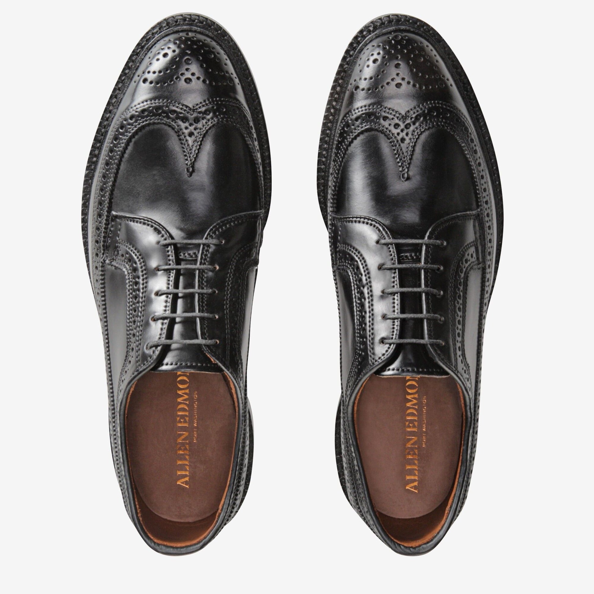 MacNeil Shell Cordovan Wingtip Dress Shoe - Black