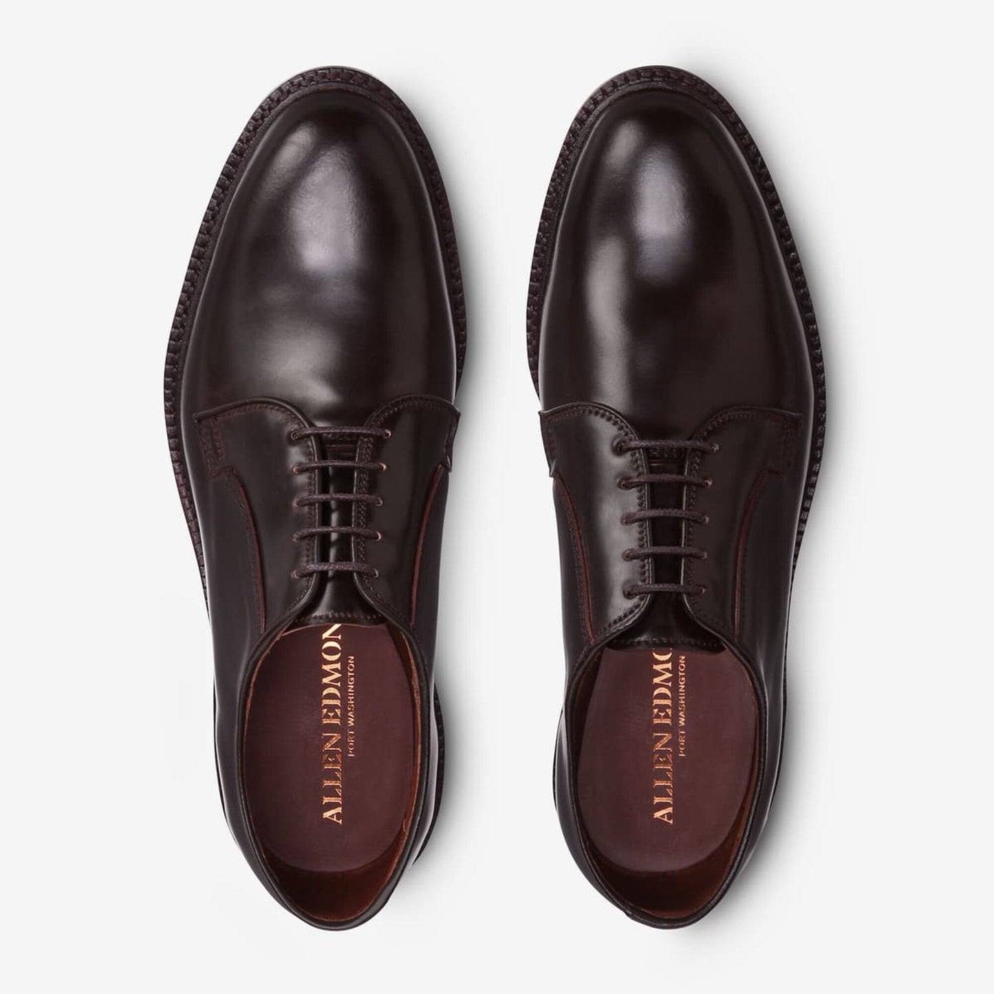 Leeds Shell Cordovan Derby Shoe - Brown