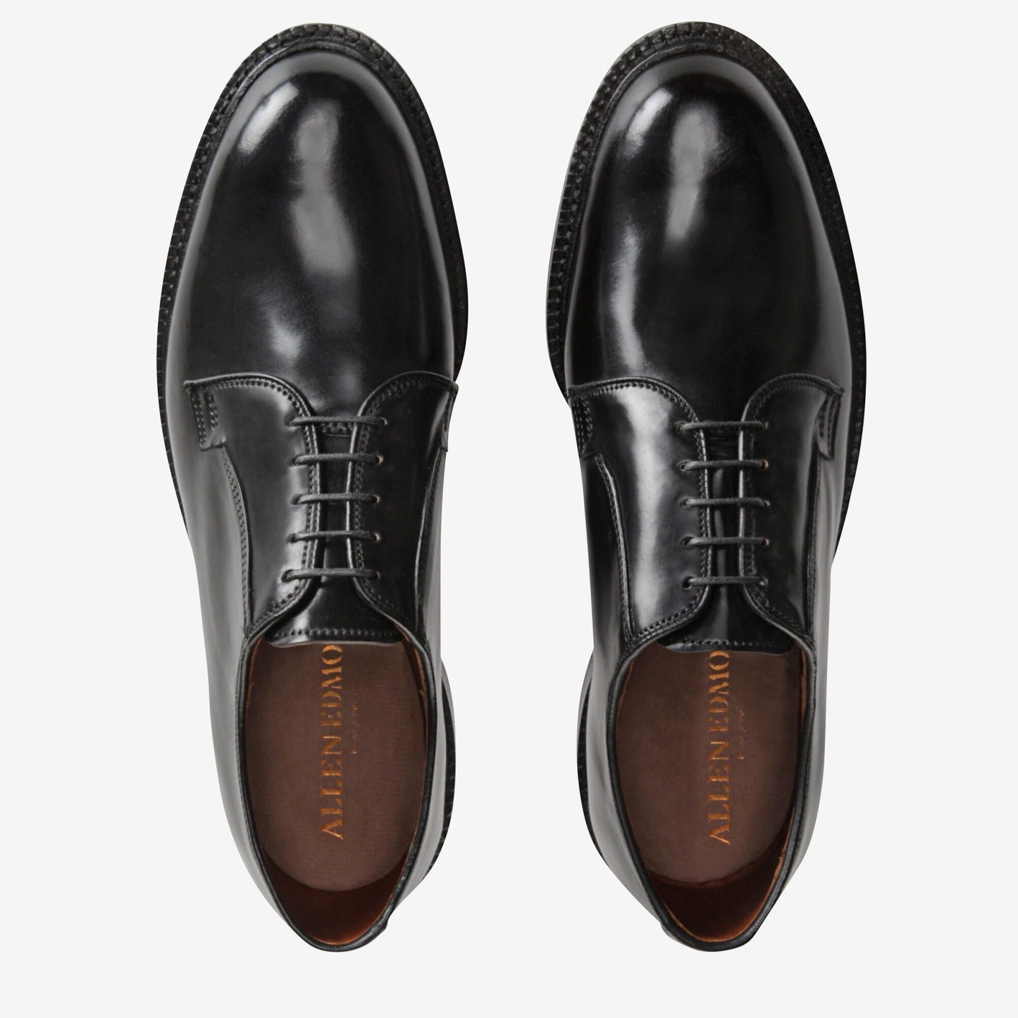 Leeds Shell Cordovan Derby Shoe - Black