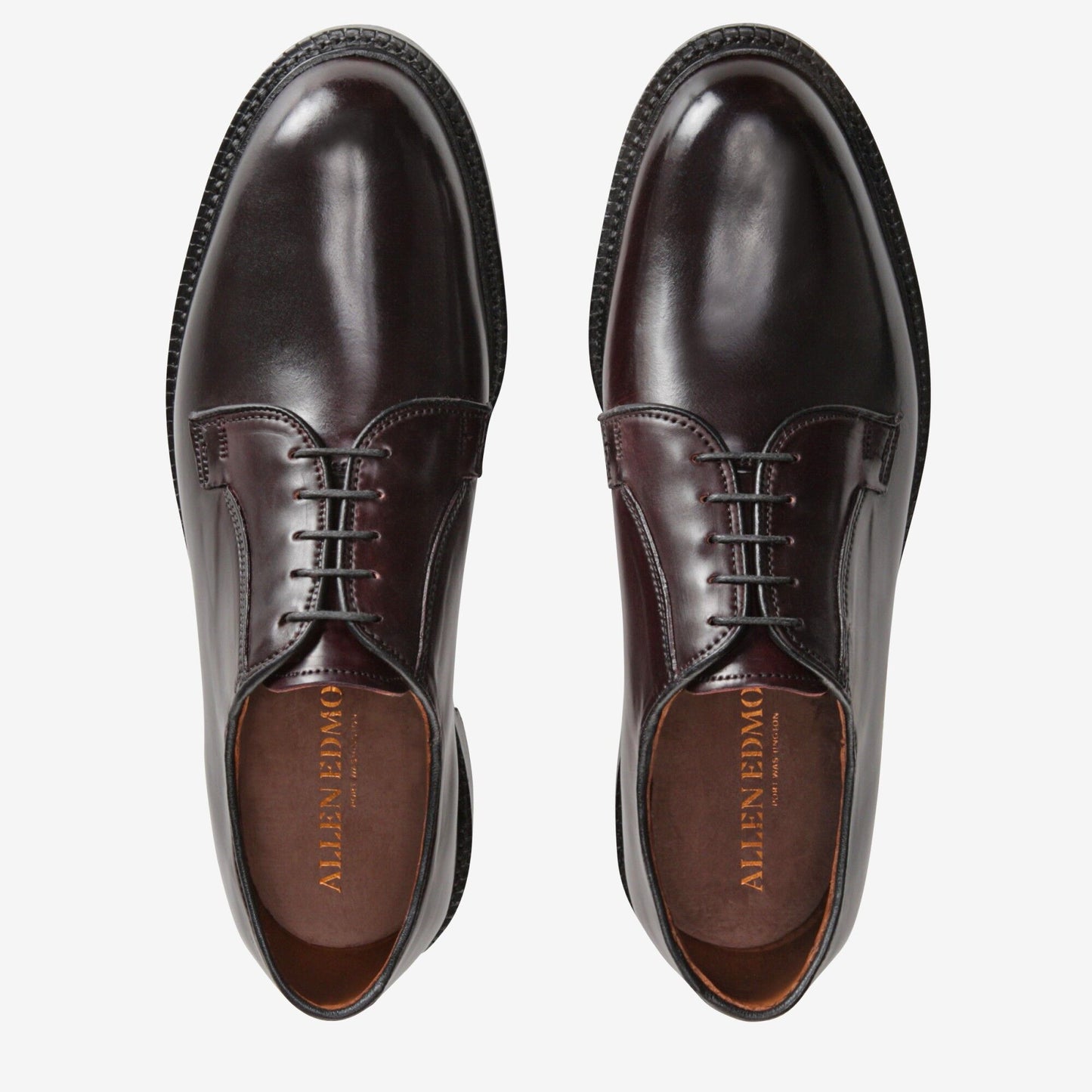 Leeds Shell Cordovan Derby Shoe - Burgundy