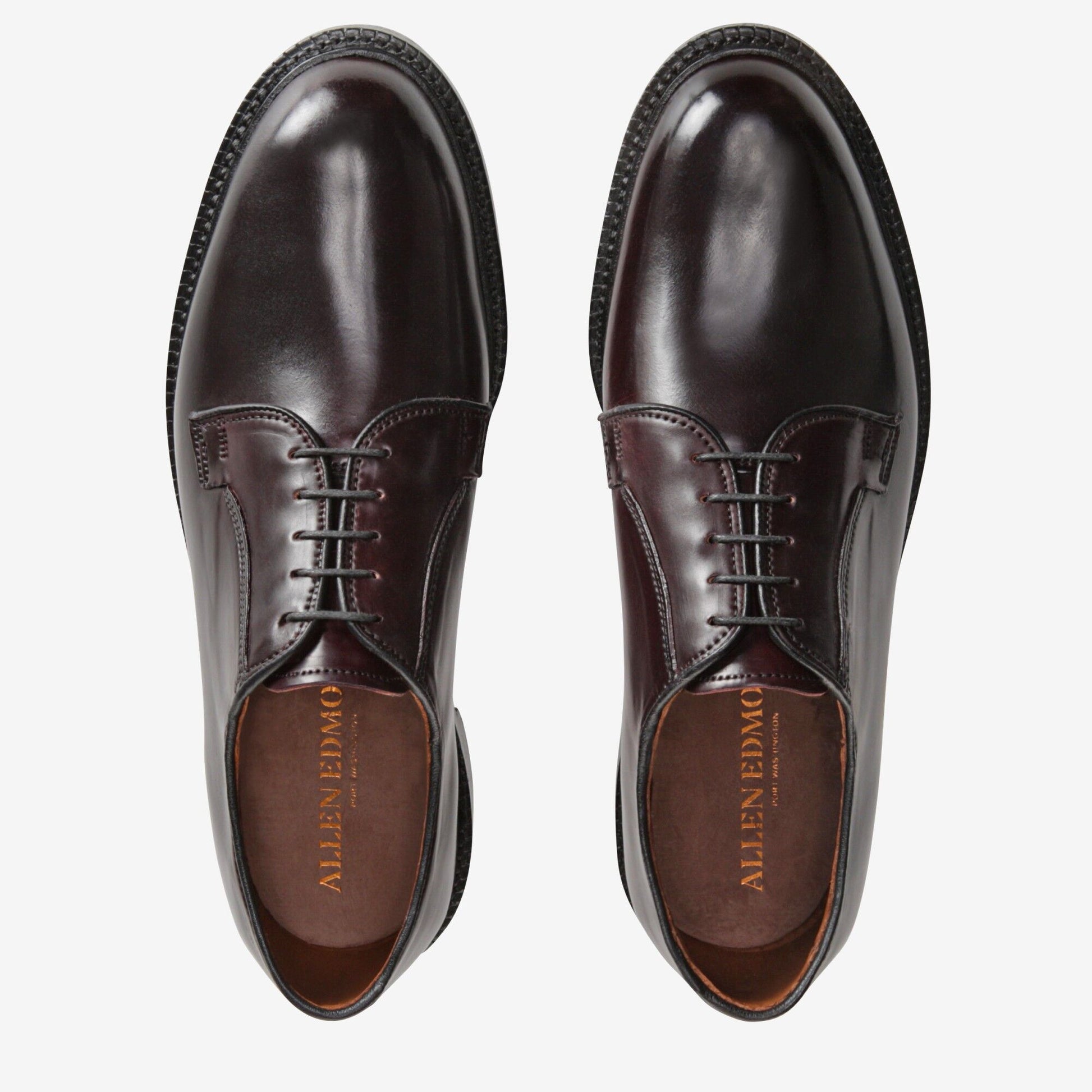Leeds Shell Cordovan Derby Shoe - Burgundy