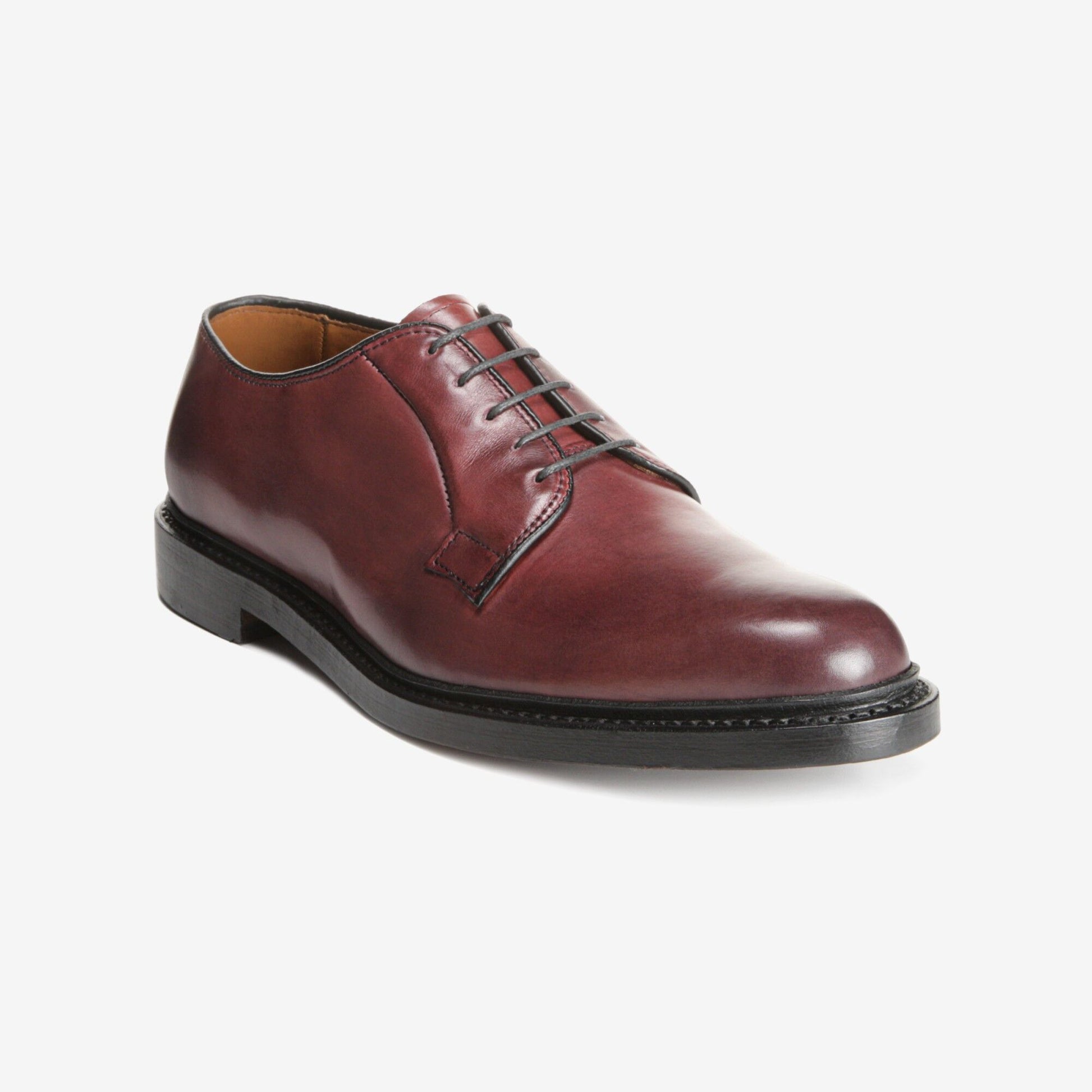 Leeds Dress Plain-toe Blucher Shoe - Oxblood